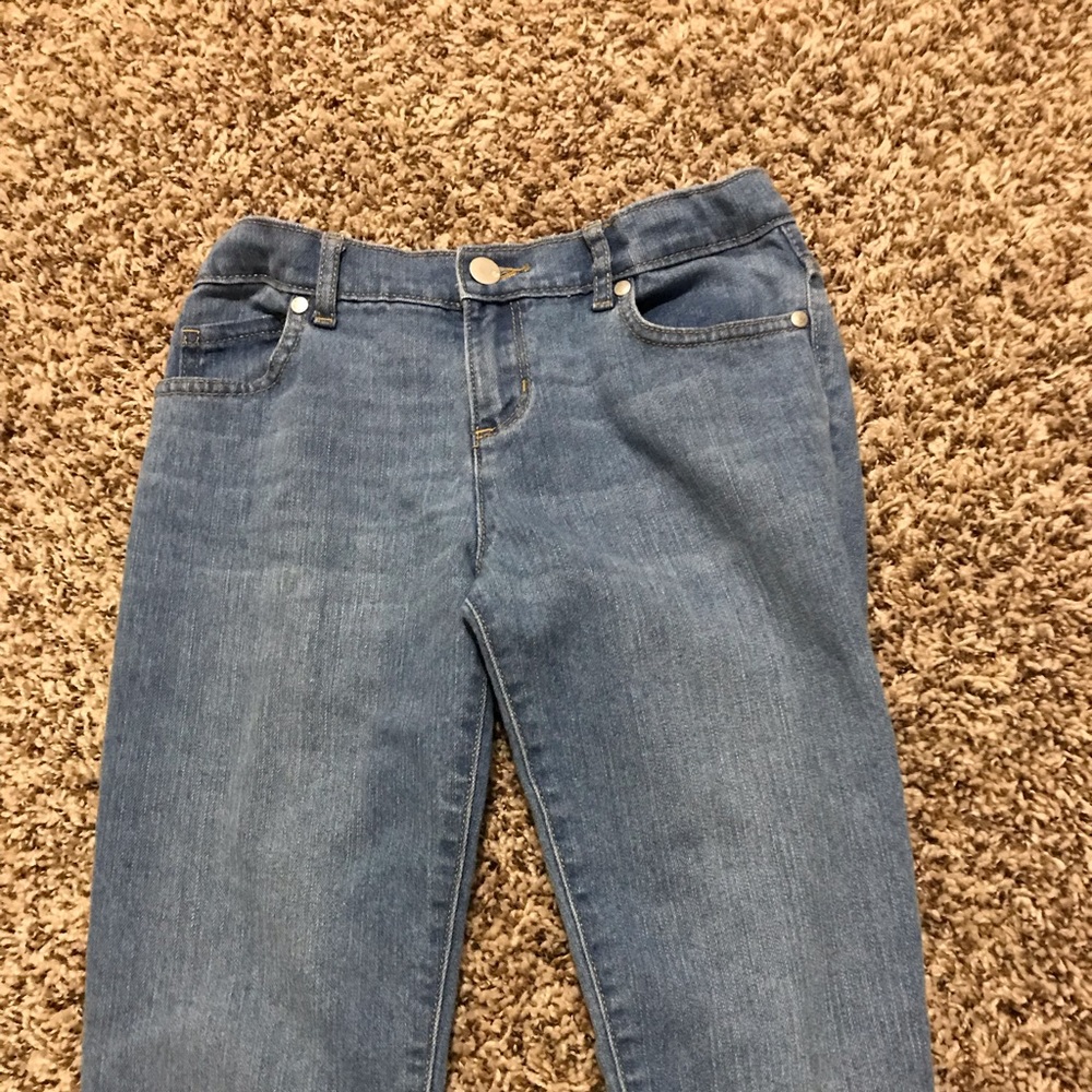 Blue girls skinny jeans